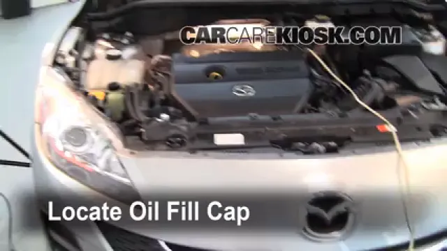 2010 Mazda 3 i 2.0L 4 Cyl. Oil Add Oil